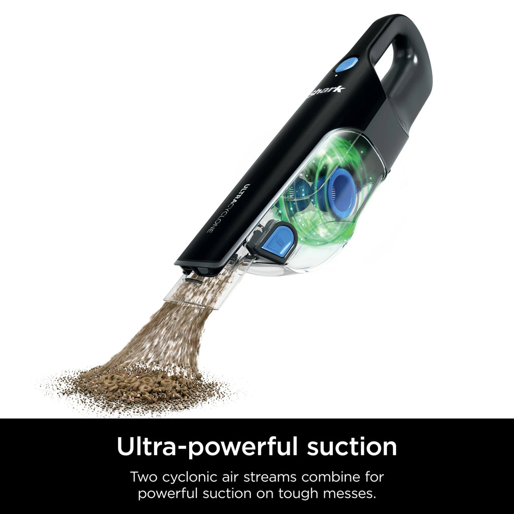 2026 NewShark UltraCyclone Cordless Handheld Vacuum, Pet-Friendly, Multi-Surface, Lightweight, with Cleaning Tools, CH950WM Black & Blue