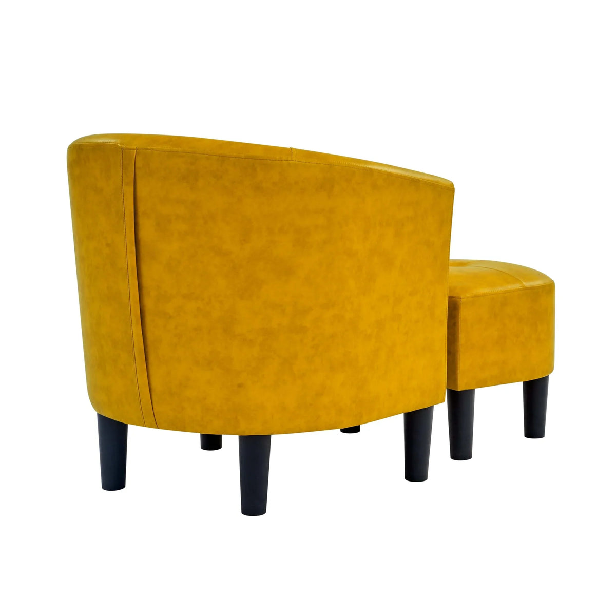 2026 NewBonzy Home Velvet Accent Chair with Ottoman for Living Room,Beige