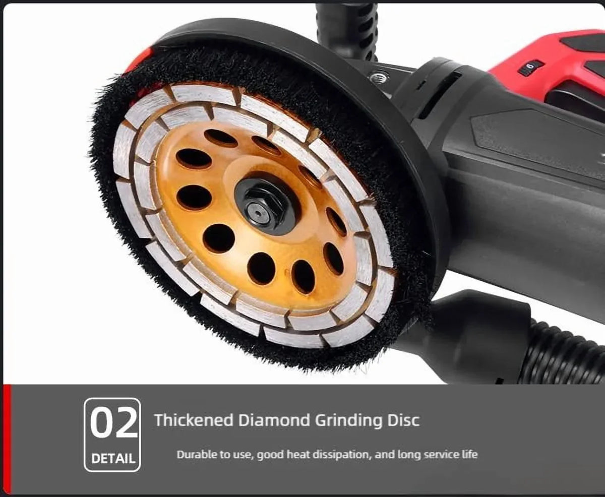 2026 NewPWTOOL Concrete Floor Grinder | Multifunctional Concrete Sander Concrete Sanding Machine | Flexible Floor Sander Floor Grinder Polishing Machine for Floor Sanding Wall Sanding