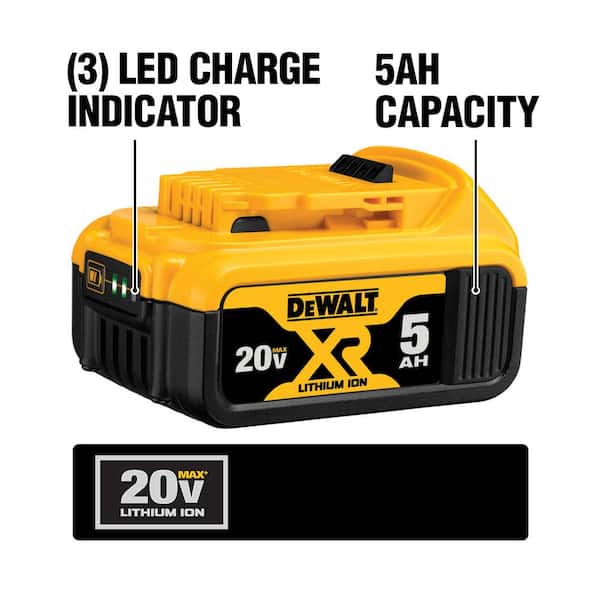 2026 New20V MAX Cordless 10 Tool Combo Kit, (2) 20V 2.0Ah and (1) 20V 5.0Ah Batteries, and Charger
