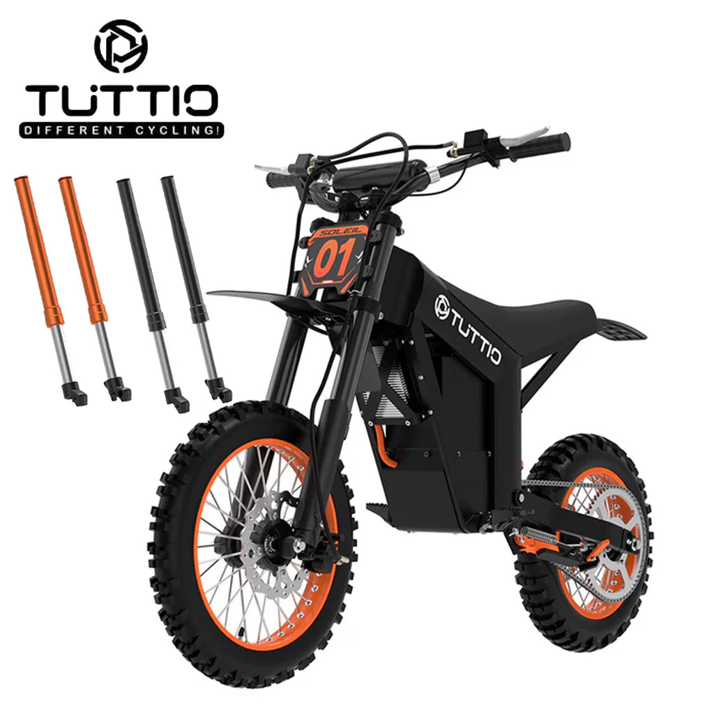 2026 NewTUTTIO Soleil01 Electric Dirt Bike For Adults,48V 21Ah 200N.m,2000W Motor,Max 37Mph,Maximum Range 45 Miles,Dirt Bikes