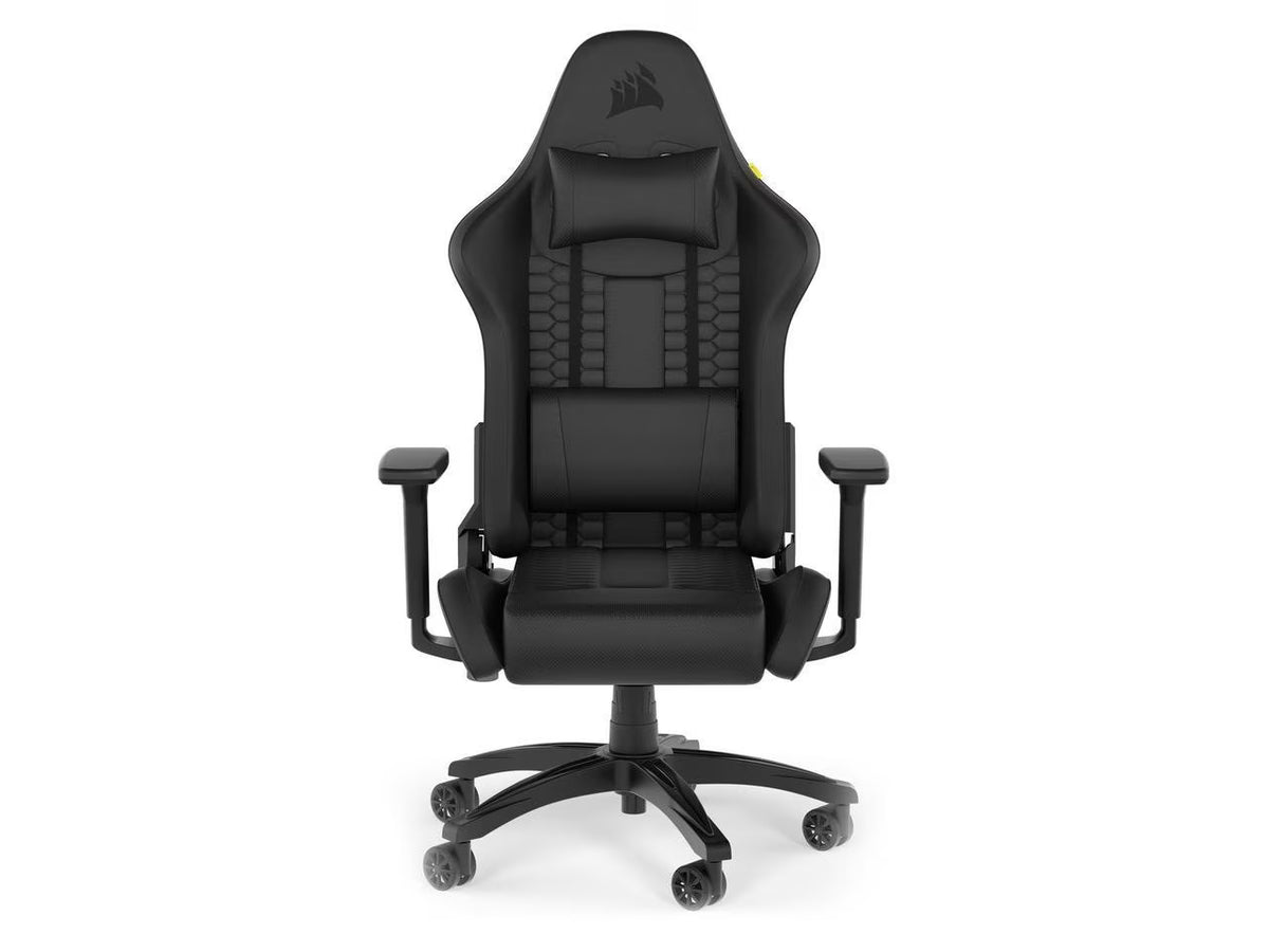 2026 NewCorsair TC100 RELAXED Gaming Chair (Leatherette Black)