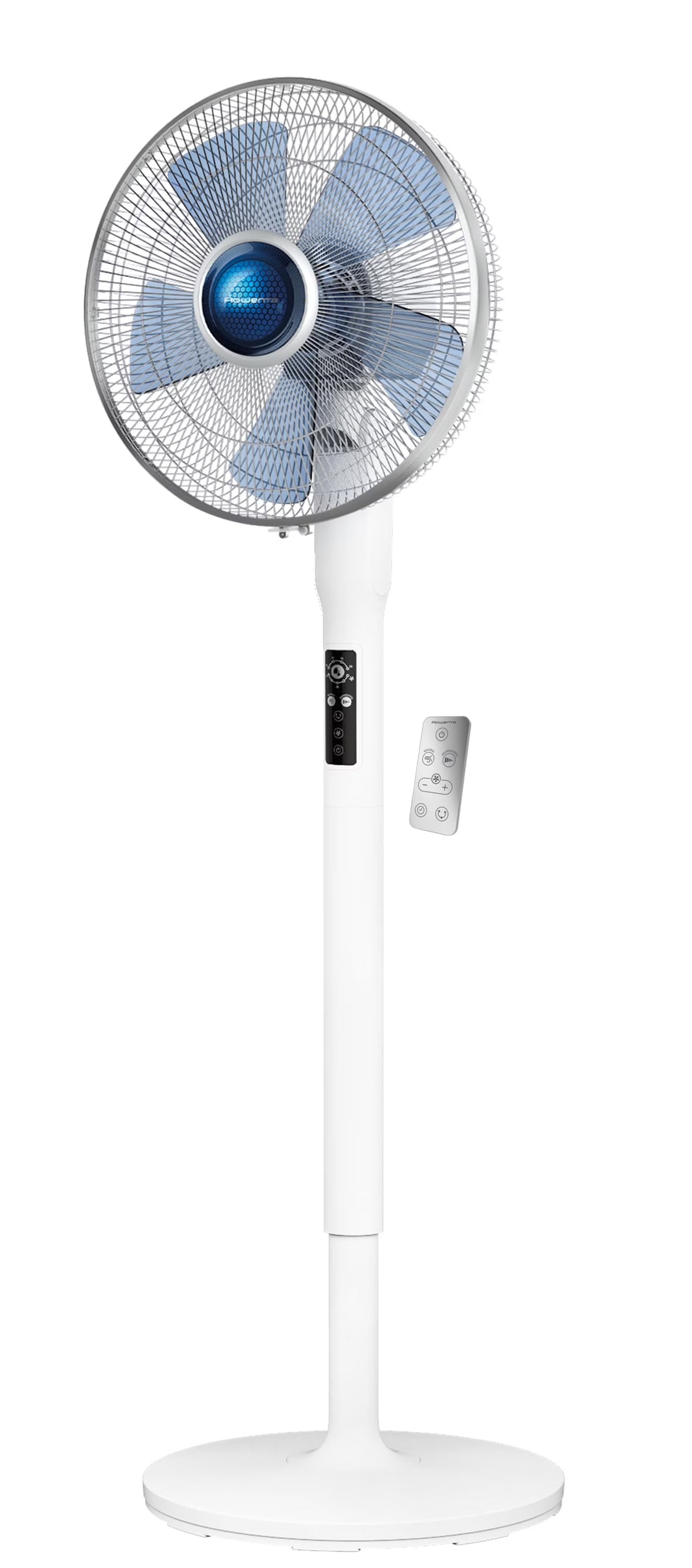 2026 NewRowenta Turbo Silence Standing Floor Fan with Remote, 53 Inch, Portable, 5 Speeds, VU5670