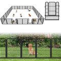 2026 NewGarden Fence with Gate Fencing No Dig Fence Panels 30ft(L)"32in(H) for Yard Animal Barrier Decorative Garden Fencing for Backyard Patio Garden Fences and Borders for Dogs
