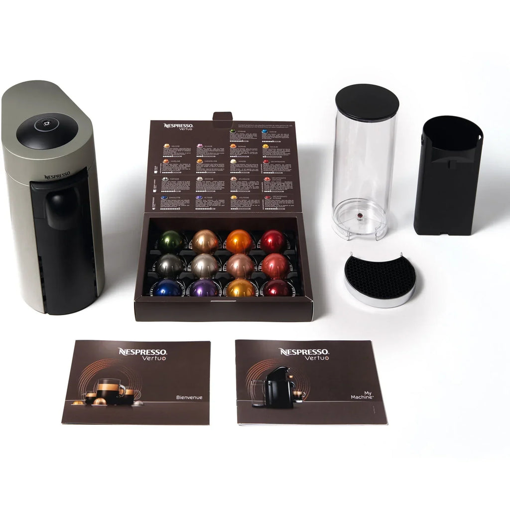 2026 NewNespresso New Vertuo Plus Coffee and Espresso Machine by De'Longhi with Aerocinno, Gray, Single-Serve Brewers