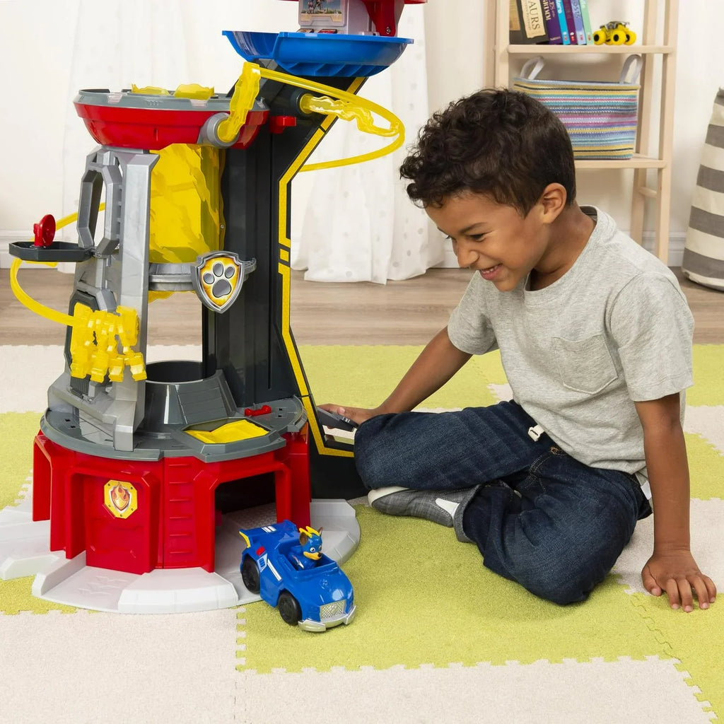 2026 NewPAW Patrol Mighty Pups Super PAWs Lookout Tower Playset with Lights and Sound