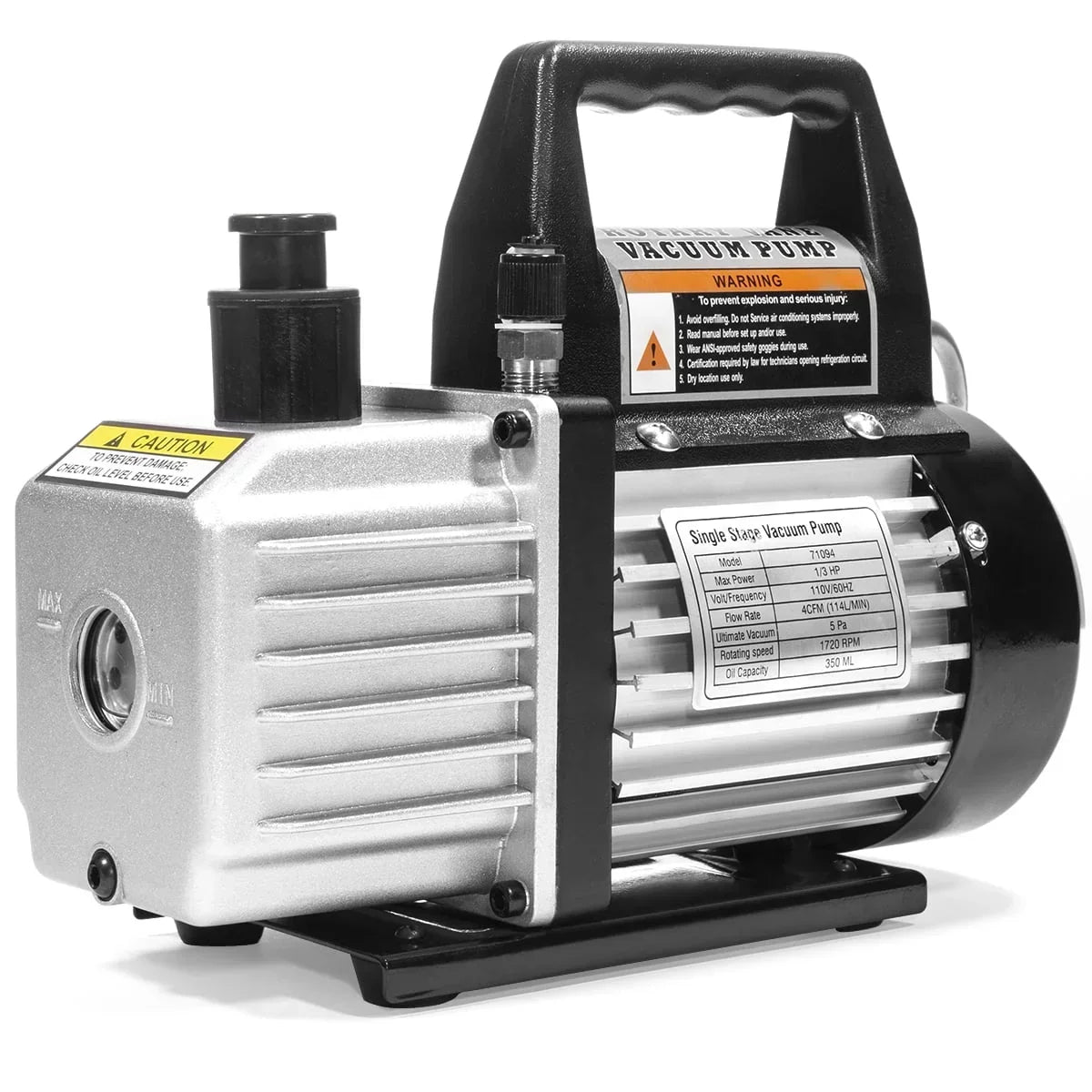 2026 NewAC Repair Complete Set Vacuum Pump HVAC A/C Refrigeration Manifold Gauge R134 Tap & Leak Detector Carrying Bag