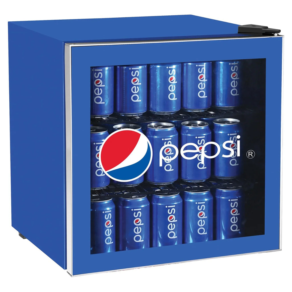 2026 NewPepsi MIS165PEP Compact Refrigerator, Blue 70 Can Capacity