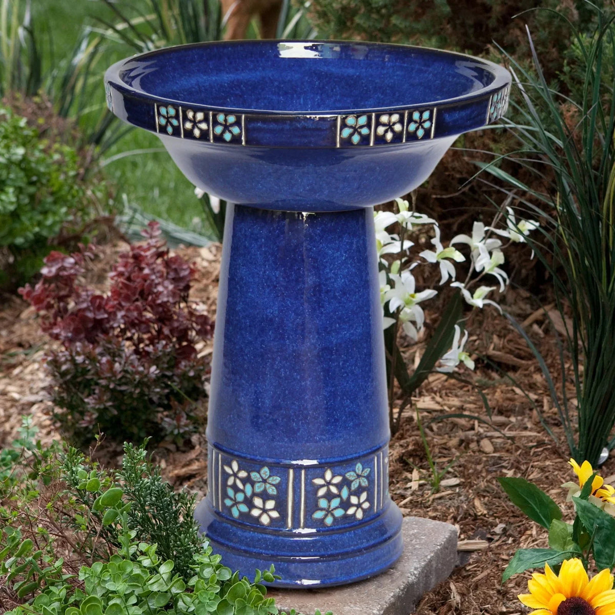 2026 NewLouisa Solar Birdbath