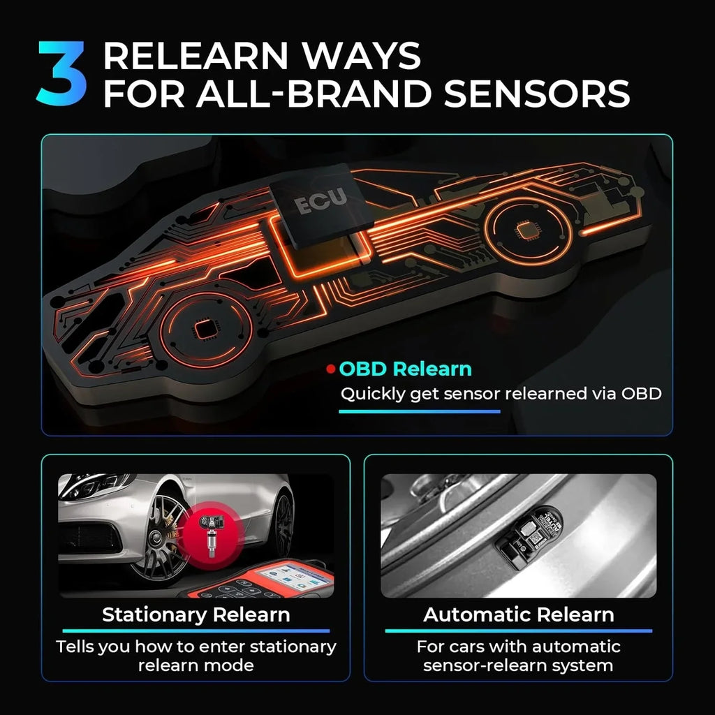 2026 NewMaxiTPMS TS508WF TPMS Tool, 2025 Enhanced Wi-Fi Ver. of TS508 TS501 PRO TS408S TS601, MX-Sensor TPMS Progamming Tool, TPMS Diagnosis/Reset TPMS Relearn Tool, Read/Clear TPMS DTCs