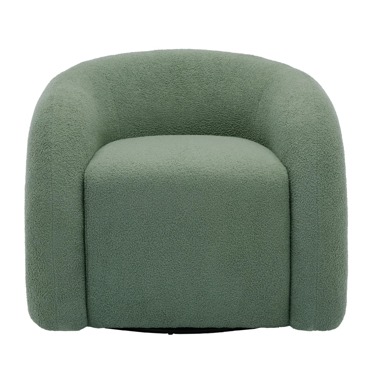 2026 New360" Swivel Accent Chair for Living Room, Boucle Barrel Armchair Single Sofa Chair Reading Chair, Sage Green