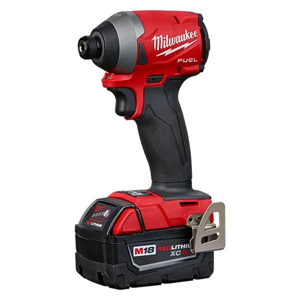 2026 NewMilwaukee M18 Fuel 1/4" 18V Hex Impact Driver Kit 2853-22 with (2) 5Ah Batteries, Charger, & Carrying Case