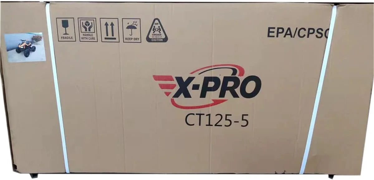 2026 NewX-Pro Brand New 125cc Gas ATV, Automatic Transmission w/Reverse Remote Control Big 19"/18" Tires