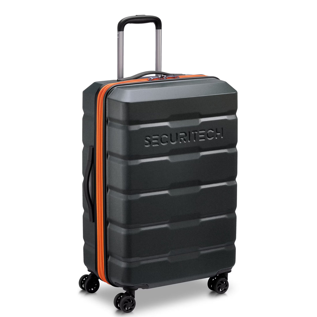 2026 NewSecuritech by Delsey, Citadel 31" Large Checked Hardside Spinner Luggage Green