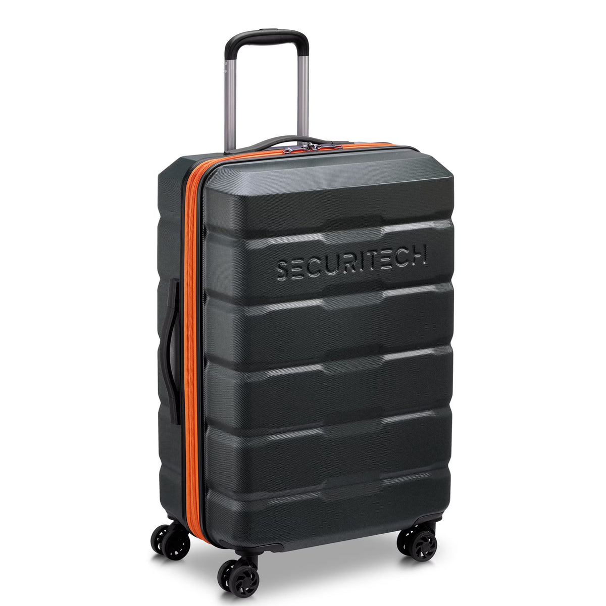 2026 NewSecuritech by Delsey, Citadel 31" Large Checked Hardside Spinner Luggage Green