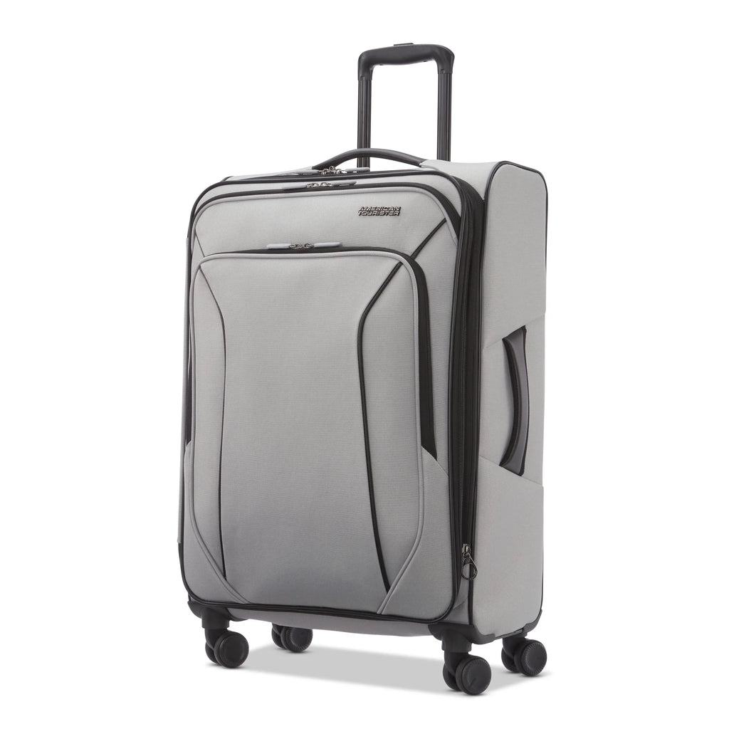 2026 NewAmerican Tourister X-Lite 3-Piece Luggage Set with Spinner Wheels - Light Grey