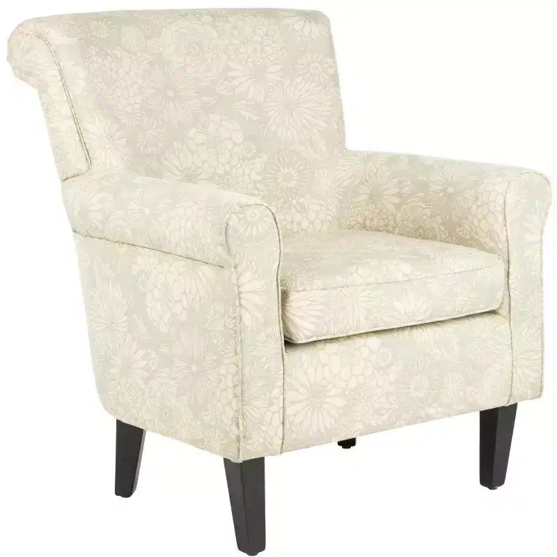 2026 Sillón decorativo tapizado de 1 plaza, beige/verde/azul/rojo