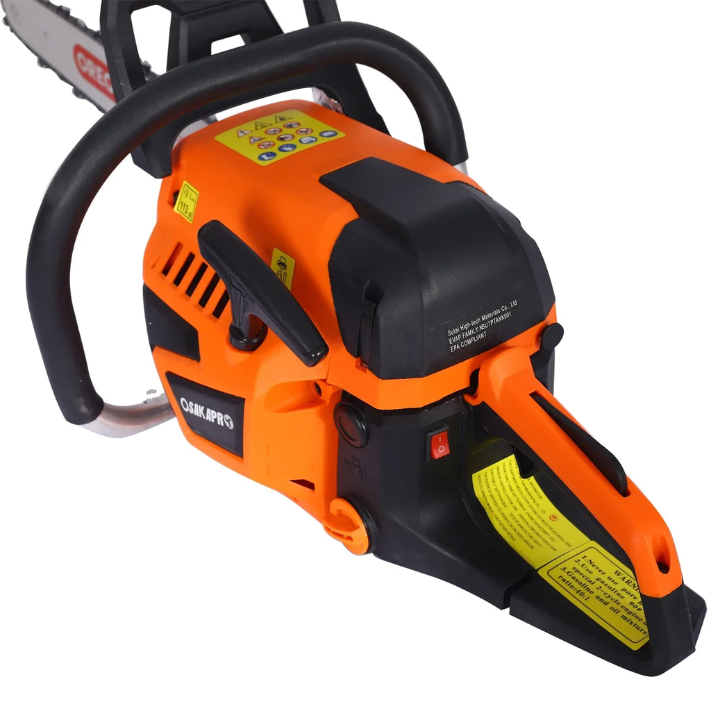 2026 NewCLEARANCE! Chainsaw gas 20inch,52cc Gasoline Chain Saw for Trees,Wood Cutting 2-cycle EPA Compliant,Oregon bar
