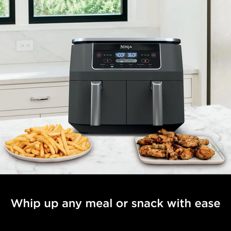 2026 NewNinja Foodi 6-in-1 8-Quart 2-Basket Air Fryer with DualZone Technology