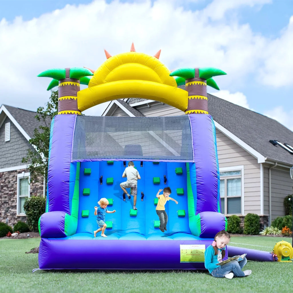 2026 NewRelunch 26FT Inflatable Double Water Slide for Kids & Adults, PVC Inflatable Water Park with Blower, Giant Splash Pool for Backyard & Outdoor Fun, 26'L x 12'W x 14'H