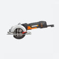 2026 NewWORX WX439L 4.5 Inch and 4.5 Amp One Hand Compact Circular Saw, Black and Orange