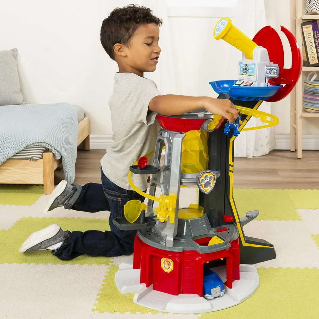 2026 NewPAW Patrol Mighty Pups Super PAWs Lookout Tower Playset with Lights and Sound