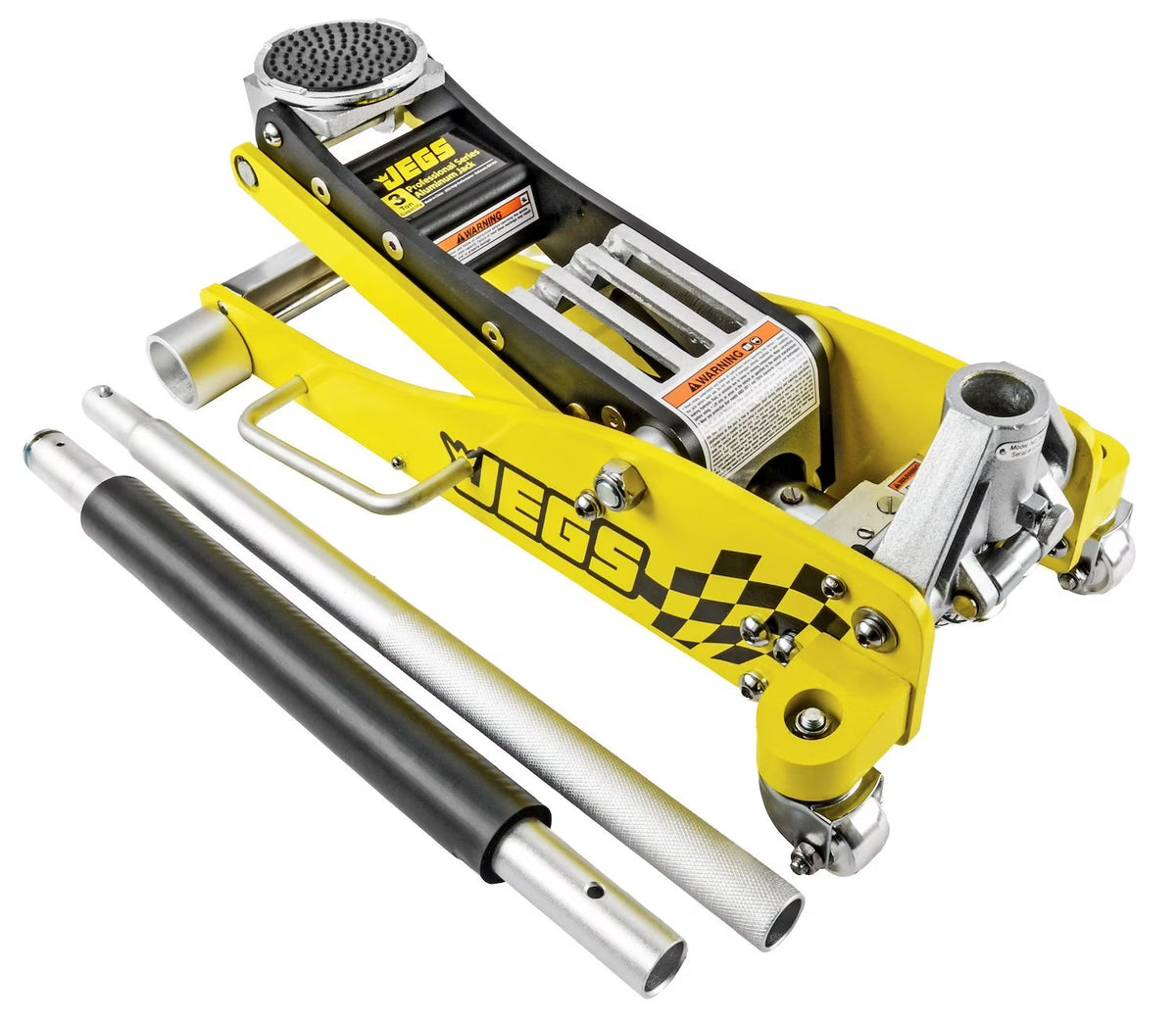 2026 NewJEGS 80077 Professional Low-Profile Aluminum Floor Jack 3-Ton Low-Profile: 3 1/2