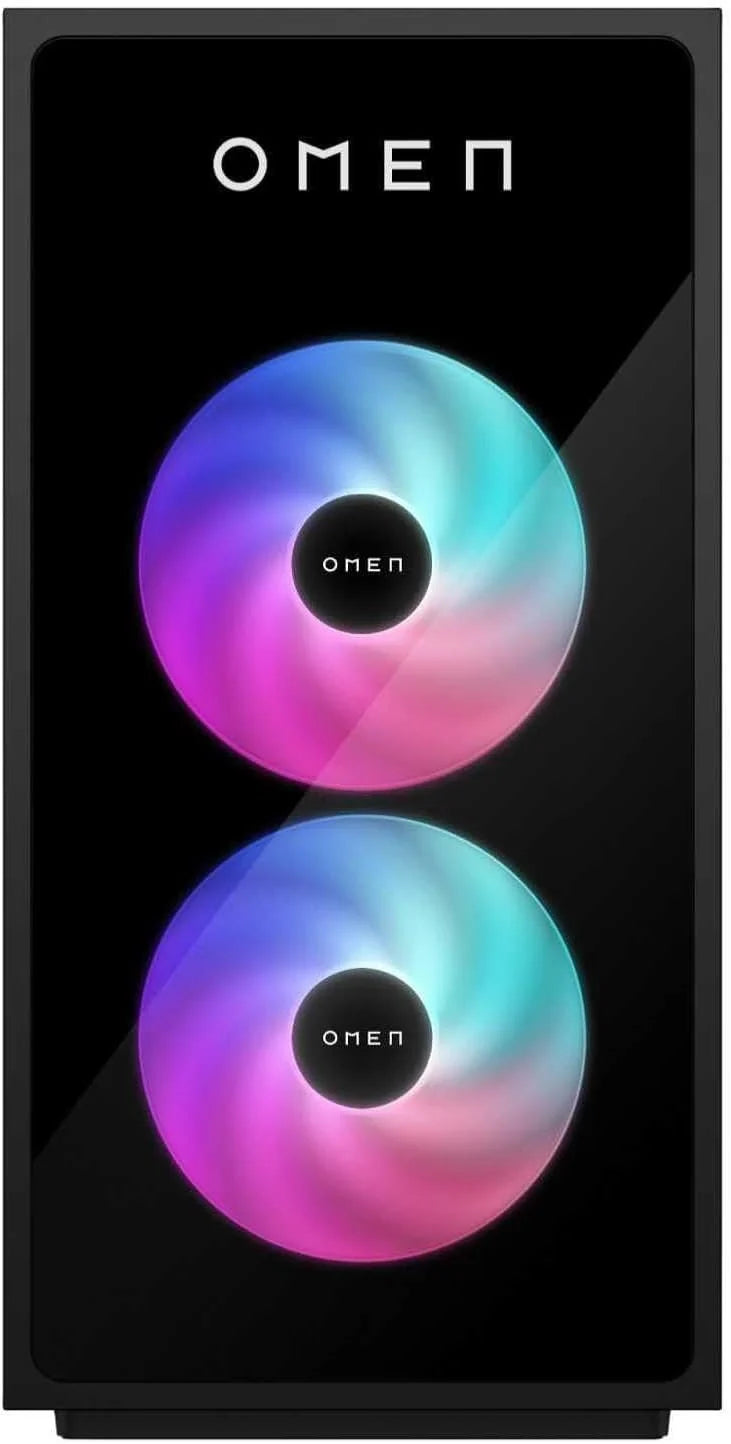 2026 HP Ordenador sobremesa Gaming OMEN 35L GT16-0067ns (Procesador AMD Ryzen 7 8700F, 32GB RAM DDR5, 1TB SSD PCIe Gen4, NVIDIA GeForce RTX 5070 12GB, FreeDOS) - Negro