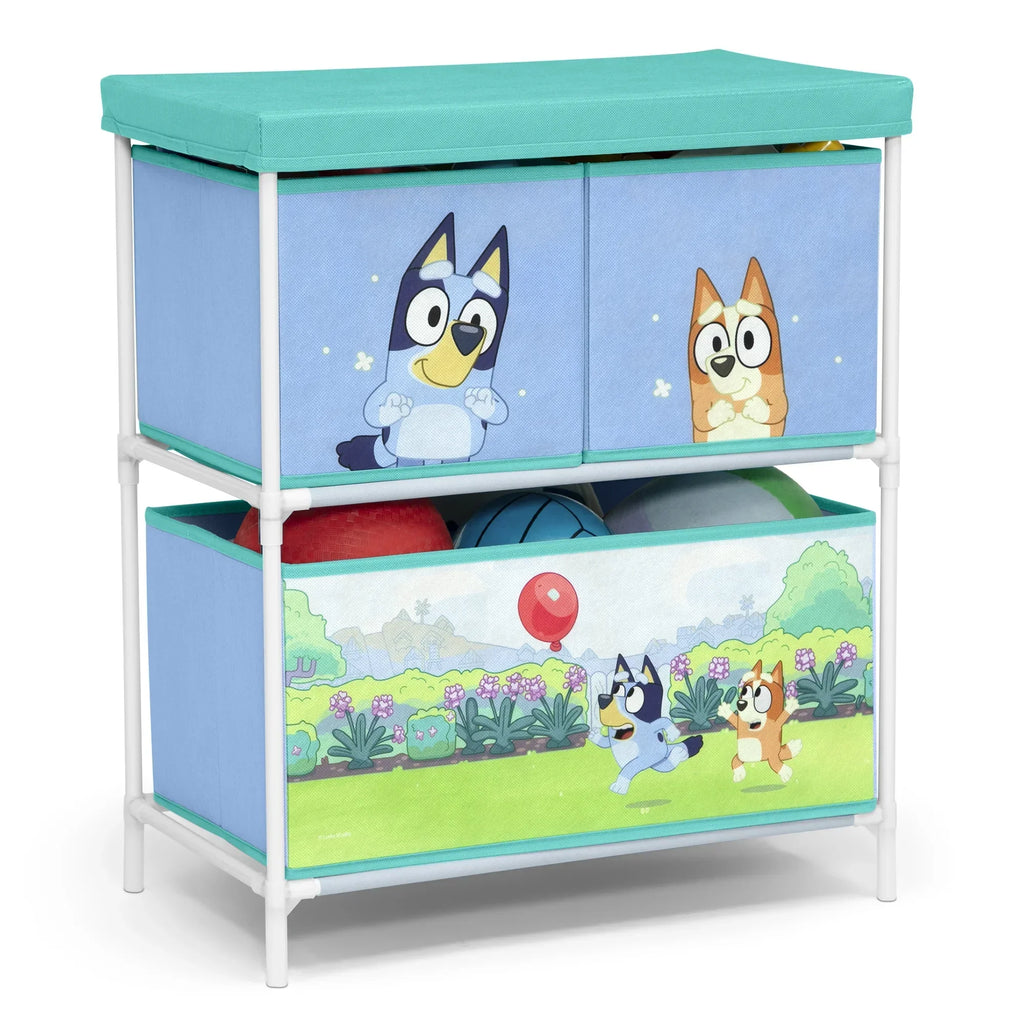 2026 NewBluey 3-Piece Toddler Bedroom Set by Delta Children, Blue