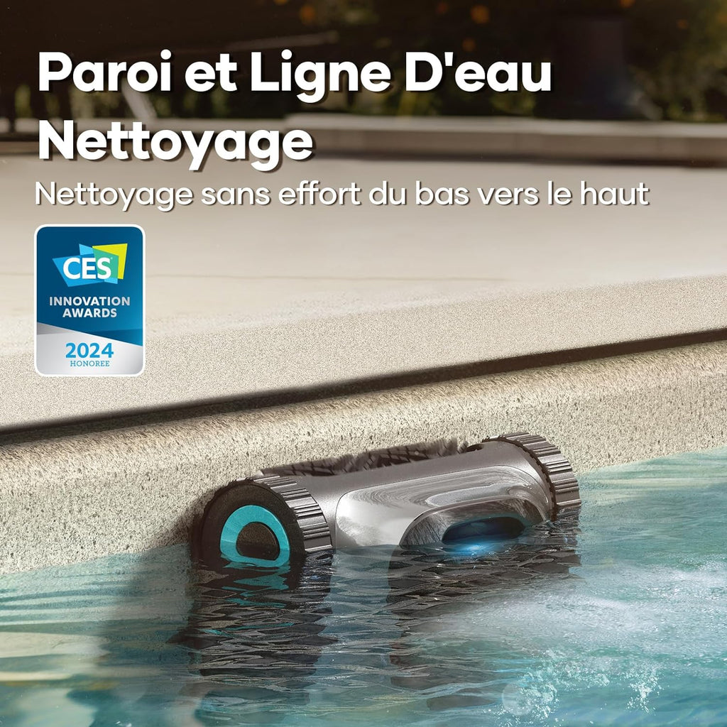 2026 Robot aspirador AIPER Scuba S1 para piscinas, suelo y paredes, línea de flotación, inalámbrico, 4 modos, 150 minutos de autonomía, capacidad para trepar paredes, navegación inteligente 2.0, ideal para piscinas enterradas de 150 m².