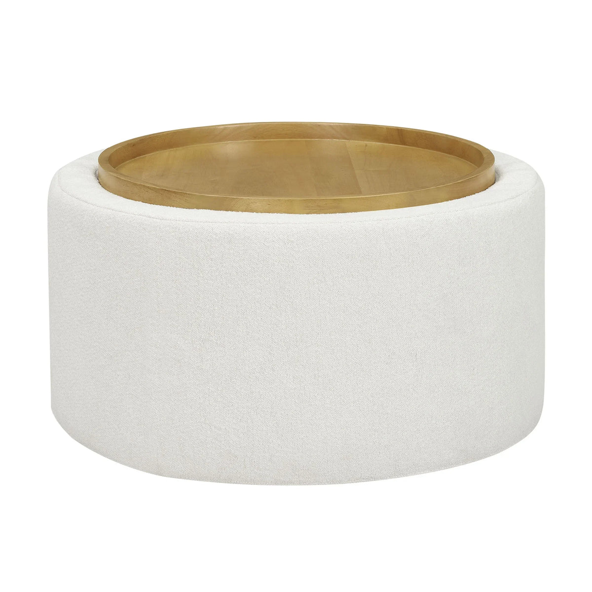 2026 NewBeautiful Drew Stowaway Coffee Table with Storage by Drew Barrymore, Cream