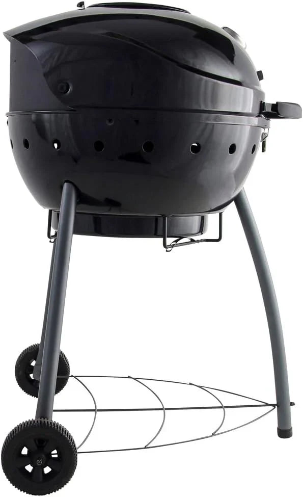 2026 Char-Broil Kettleman Barbacoa de carbón con tecnología TRU-Infrared y bandeja de cenizas extraíble, para exterior, jardín y patio