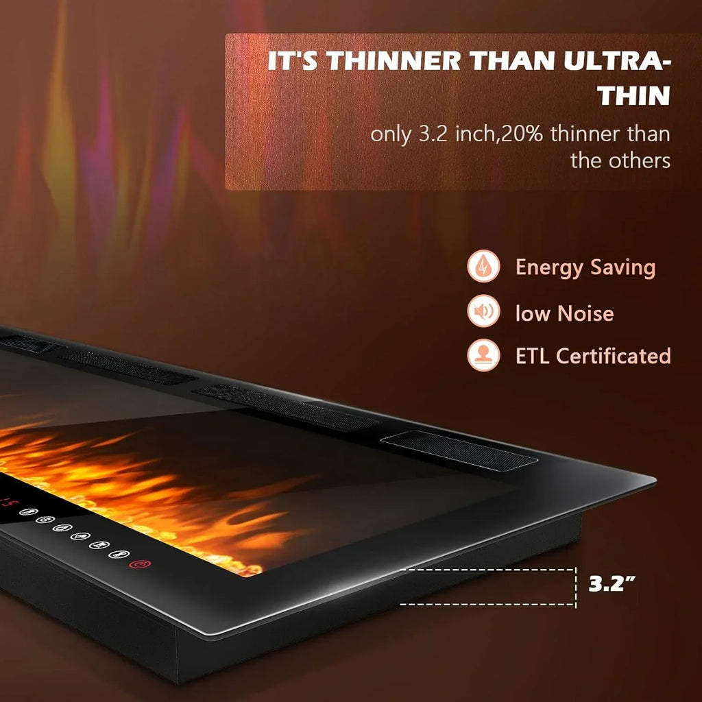 2026 NewVitesse Electric Fireplace 50 in 1500 W