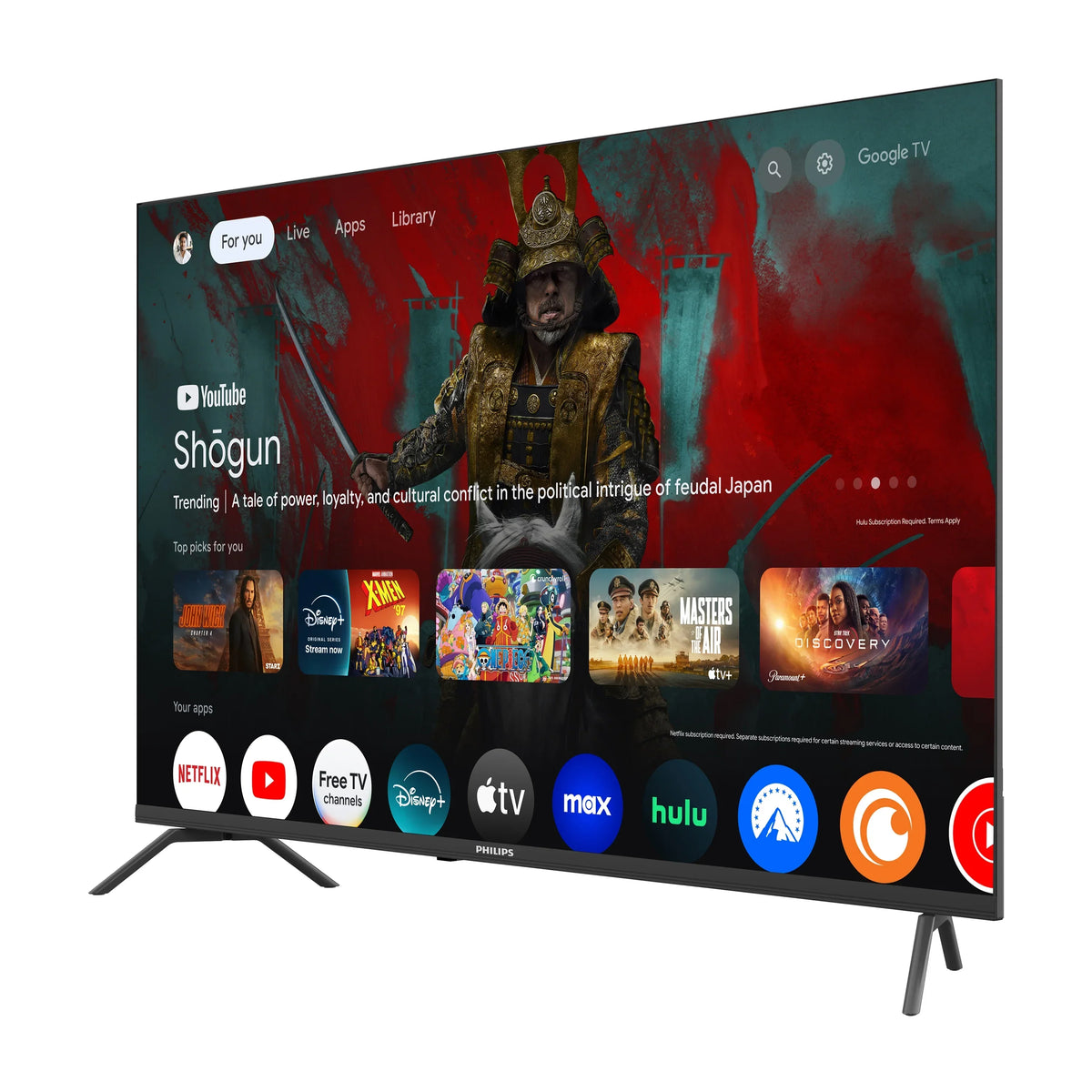 2026 NewPhilips 60" Class 4K Ultra HD (2160p) Google Smart LED TV (60PUL7555/F7)