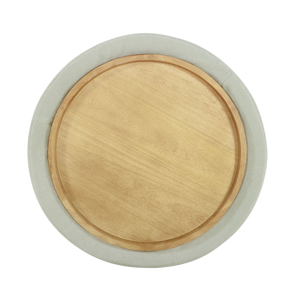 2026 NewBeautiful Drew Stowaway Coffee Table with Storage by Drew Barrymore, Cream