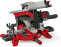 2026 Einhell Sierra ingletadora y tronzadora y mesa TE-MS 216 T (1500W, hoja de sierra de Ø216mm, ancho de corte 120mm, profundidad 55mm, incl. láser de línea de corte, func. de sierra circular de mesa)