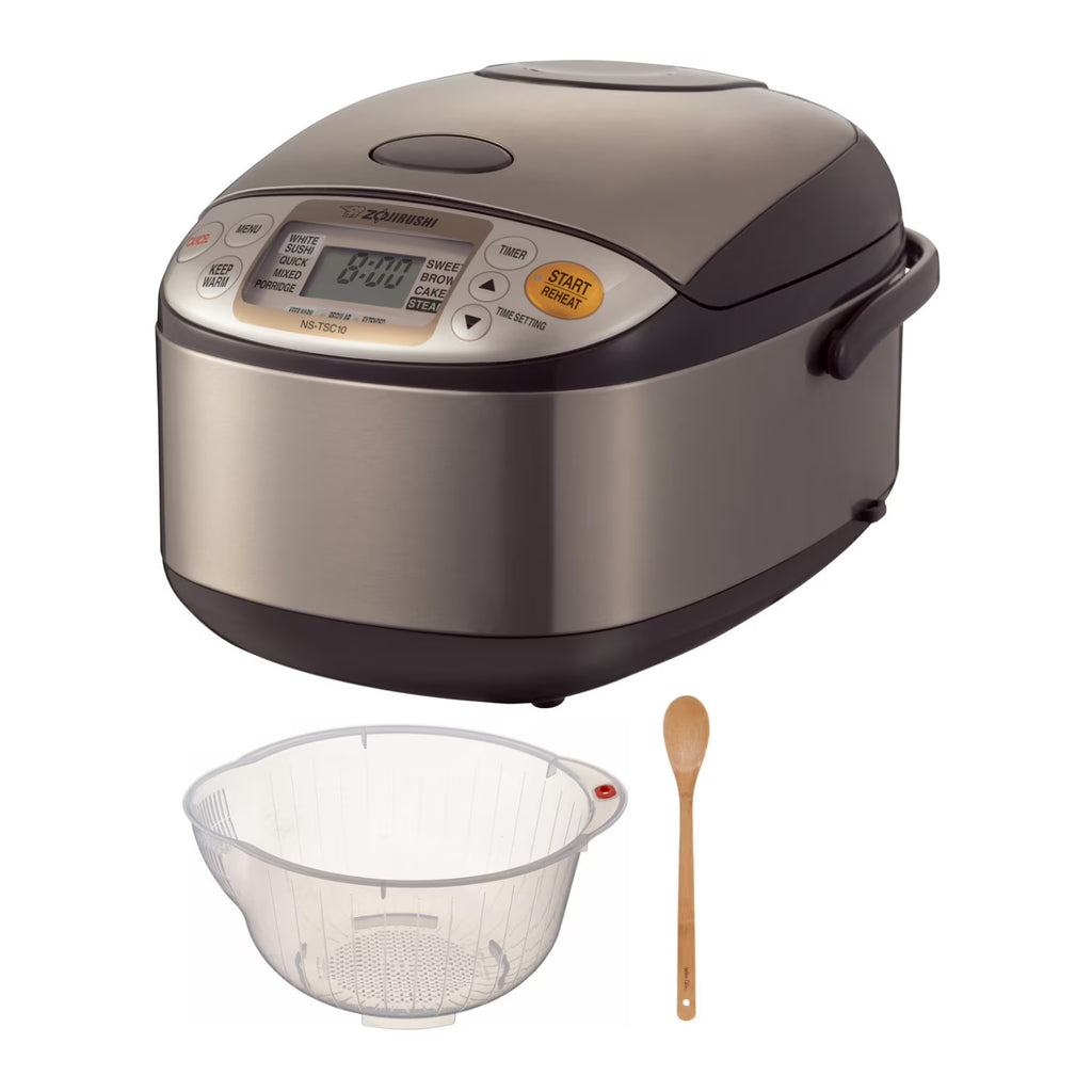 2026 NewZojirushi Micom Rice Cooker and Warmer (5.5-Cup/ Stainless Brown) with Bowl and Spoon