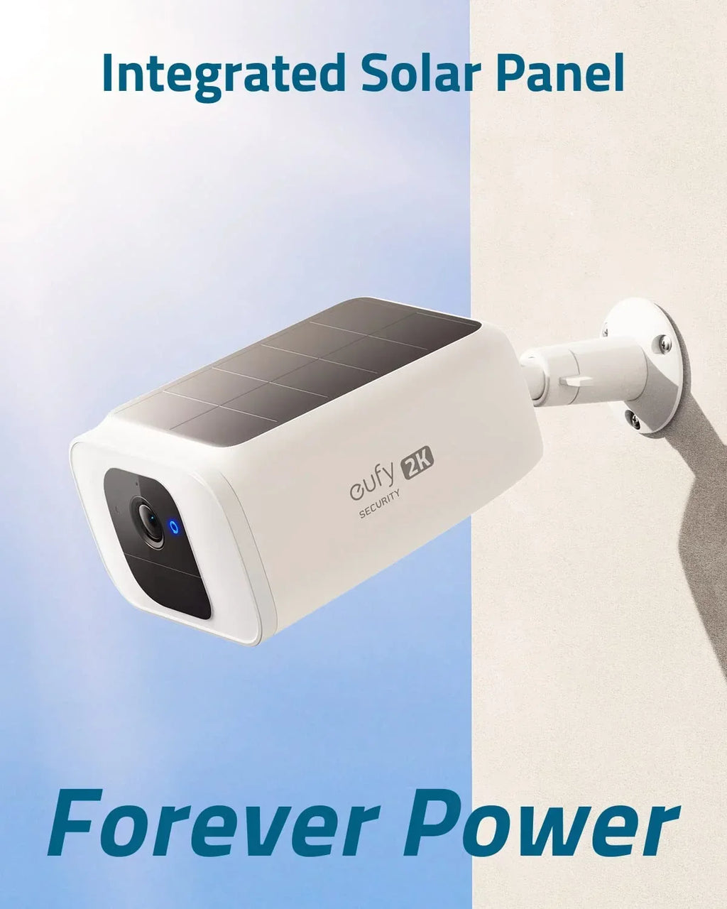 2026 NewEufy SoloCam S230 Solar Security Camera S40, 4K UHD, 4-Cam Kit, White, 4-Pack