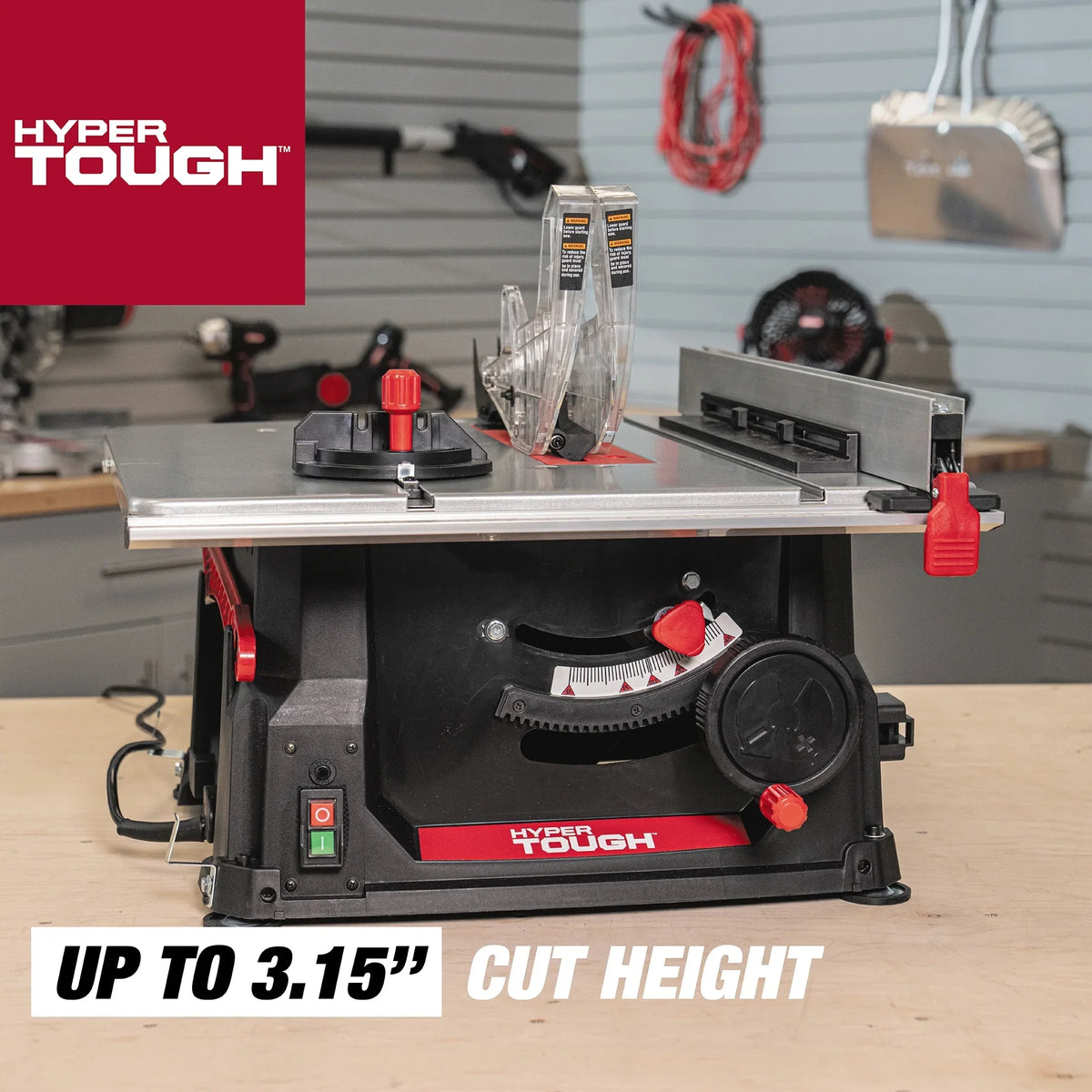 2026 NewHyper Tough 10-inch 15Amp Table Saw, TS1001