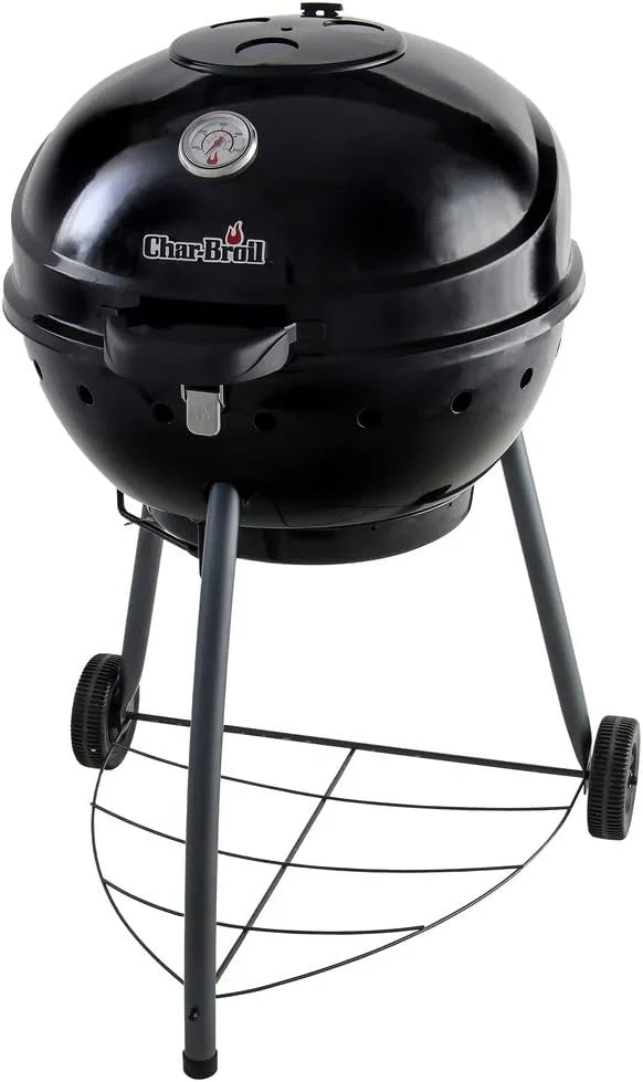 2026 Char-Broil Kettleman Barbacoa de carbón con tecnología TRU-Infrared y bandeja de cenizas extraíble, para exterior, jardín y patio