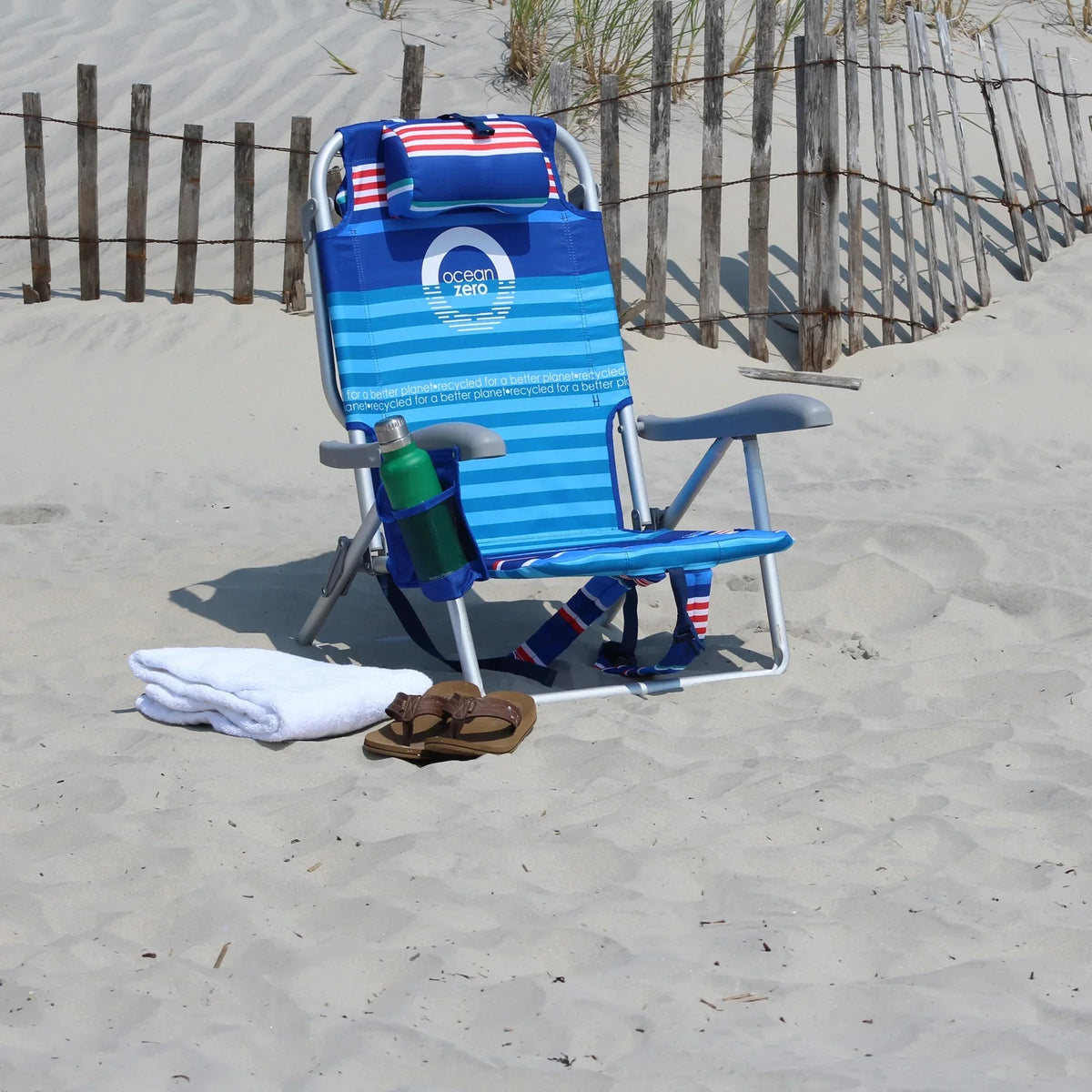 2026 New(2 pack) Ocean Zero Deluxe Backpack Chair Striped