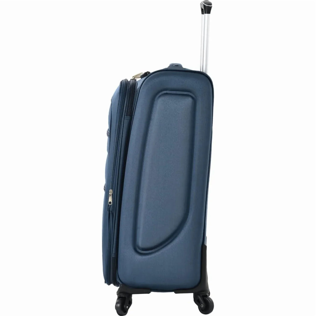 2026 NewSoftside Luggage Expandable 3 Piece Set Suitcase Upright Spinner Softshell Lightweight Luggage Travel Set