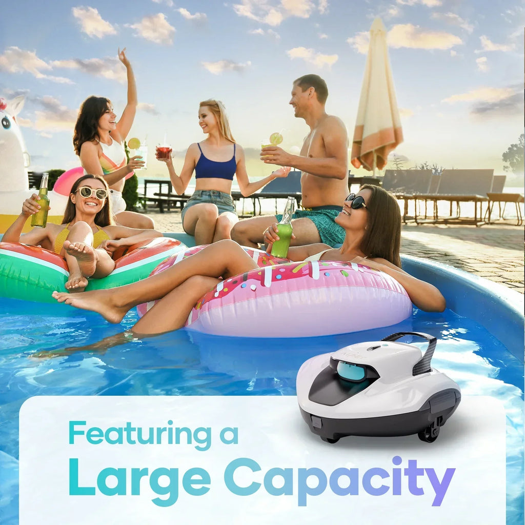 2026 NewAiper Scuba 800W Cordless Robotic Automatic Pool Cleaner for Above Ground Pools