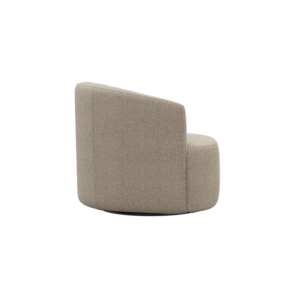 2026 NewMainstays Boucle Swivel Accent Chair, Taupe