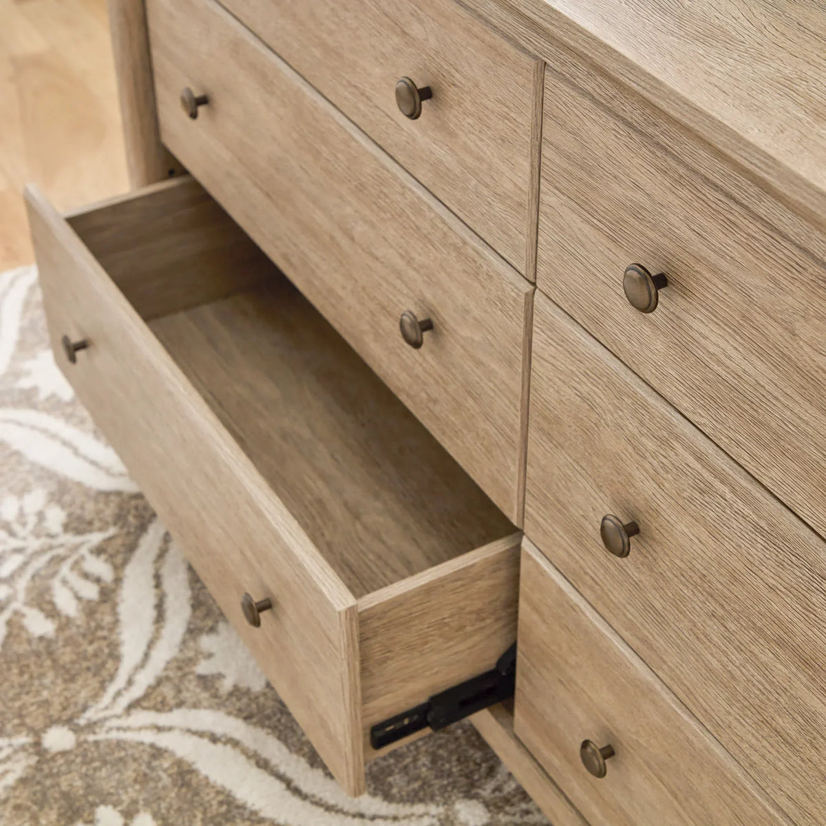 2026 NewMy Texas House Monroe 6-Drawer Dresser, Brushed Oak Finish