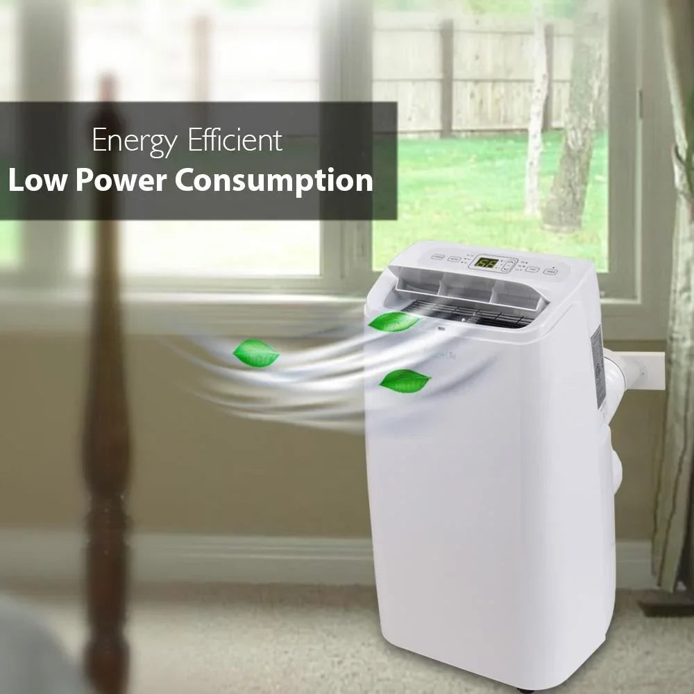 2026 NewSereneLife SLPAC12 - Portable Air Conditioner - Compact Home AC Cooling Unit with Built-in Dehumidifier & Fan Modes, Includes Window Mount Kit (12,000 BTU)