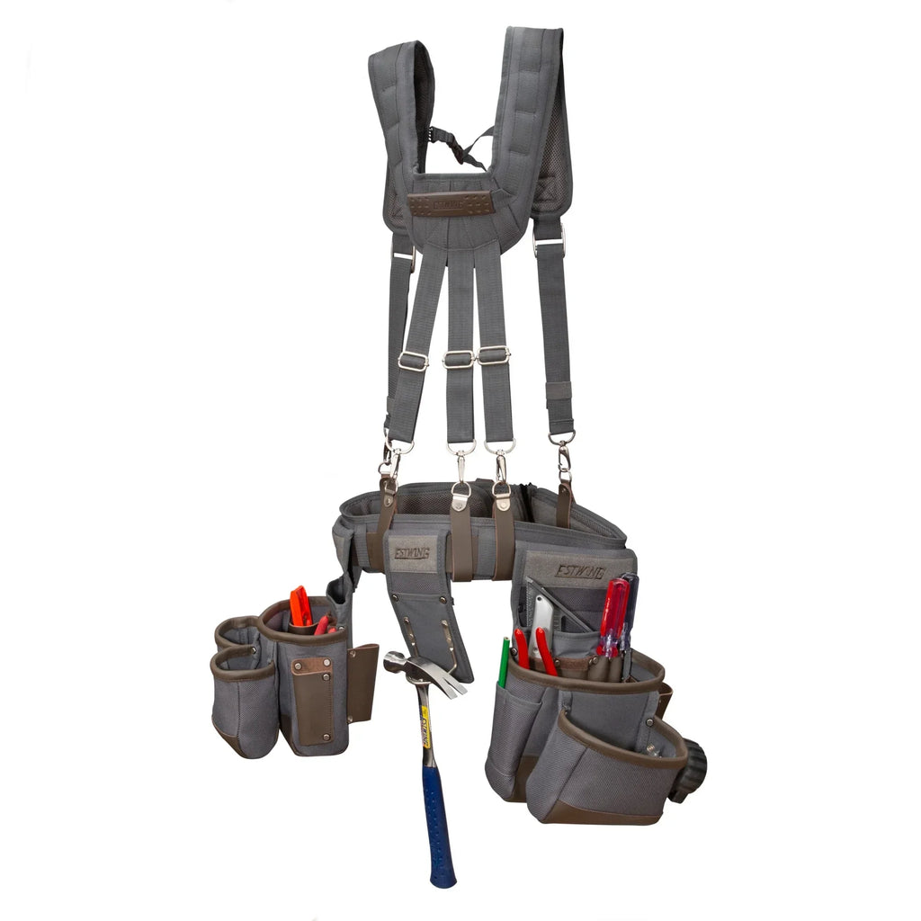 2026 NewEstwing 94745 15-Pocket Framer's Tool Pouch Apron Set