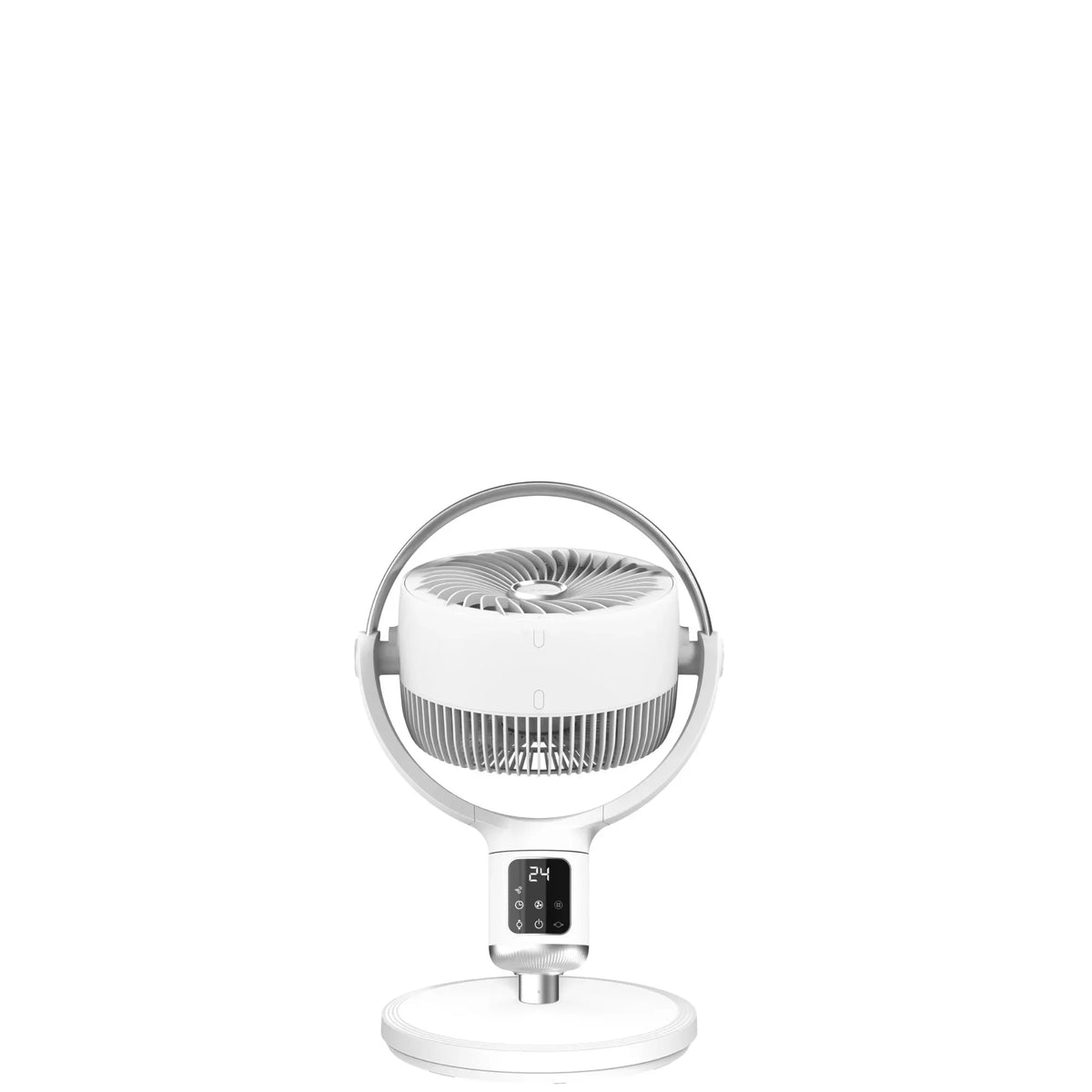 2026 NewLasko Whirlwind 7" 24-Speed Orbital Motion 25ft/s Airflow Remote Control Pedestal Fan, APDC301