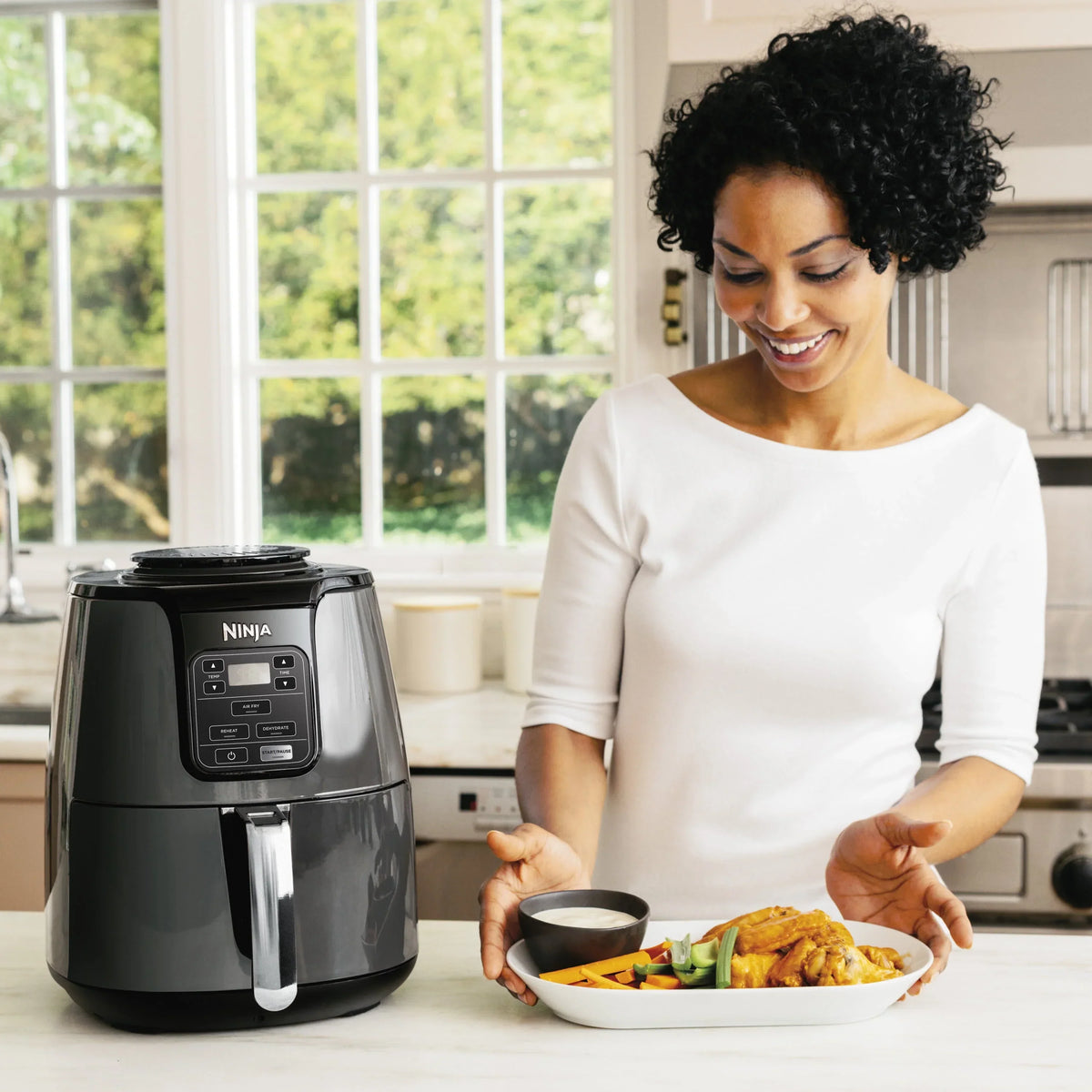 2026 NewNinja 4QT Air Fryer, Black, AF100WM