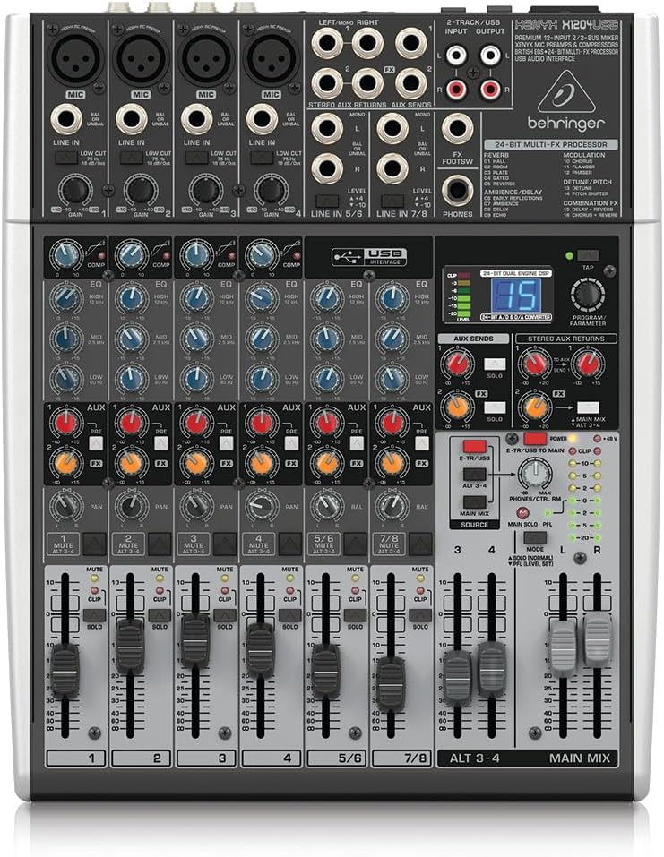 2026 Behringer XENYX X1832USB Mezclador de 18 entradas con USB